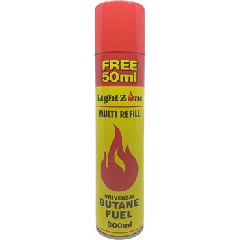 Light Zone Multi Refill Universal Butane Fuel 300ml