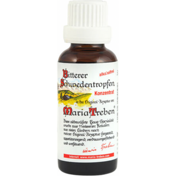 Maria Treben Bitter Swedish Drop Concentrate Alcohol Free 30ml