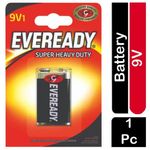 Eveready Super Heavy Duty 9v Carbon Zinc Battery