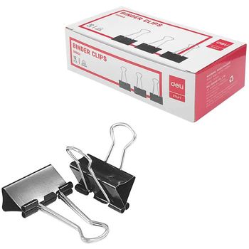 Deli Double Clip 12PCs 32mm