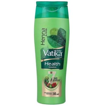 Dabur Vatika Health Shampoo, With 7 natural ingredients, Controls Frizz, 340ml