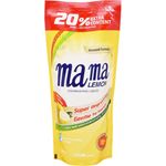 Mama Lemon Gold Dishwashing Liquid Lemon Refill 600ml