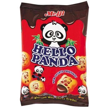 MEIJI HELLO PANDA BISCUITS WITH CHOCOLATE FILLING 32G