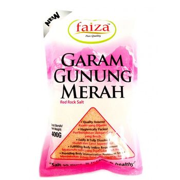 Faiza Red Rock Salt 400g