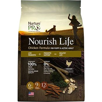 Nurture Pro N231 Nourish Life Chicken Formula For Puppy And Active Adult Dogs 4lb