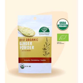 Nature's Nutrition Organic Ginger Powder 100g