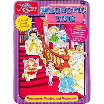 Bendon Publishing Magnetic Tin Playset Princess And Fairies