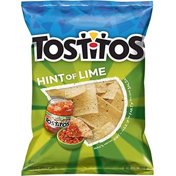 Tostitos Hint Of Lime Flavored Tortilla Chips 283g
