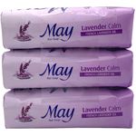 May Lavender Calm Bar Soap 3pcs 85g