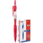 M&G Retractable Gel Pen Red 0.7mm