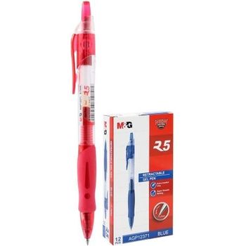 M&G Retractable Gel Pen Red 0.7mm