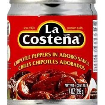 La Costena Chipolte Peppers In Adobo Sauce 7ounce Can
