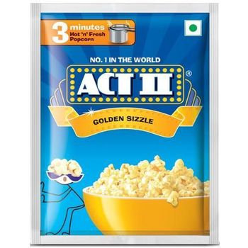 Act II Instant Popcorn Golden Sizzle 30g