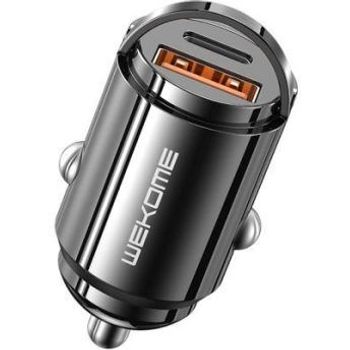Wekome Car Charger 20W PD+USB QC3.0 Tarnish WP-C38 Mini