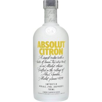 Absolut Citron Vodka 40% 700ml