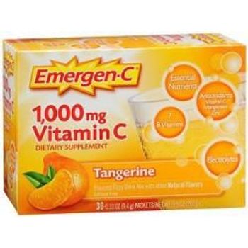 Emergen-C Vitamin C Tangerine Flavored Drink Mix 30 Packets 282g