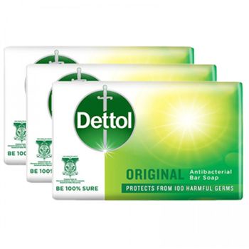 Dettol Bar Soap Original 3 x 60g