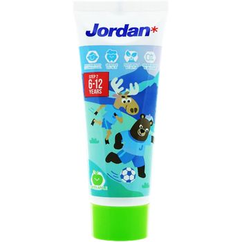 Jordan Green Apple Step 2 6 to 12 Year Old Toothpaste 75g