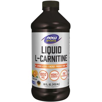 Now (Sports) - Amino Acids, L-Carnitine Triple Strength 3'000mg Liquid (16oz) 