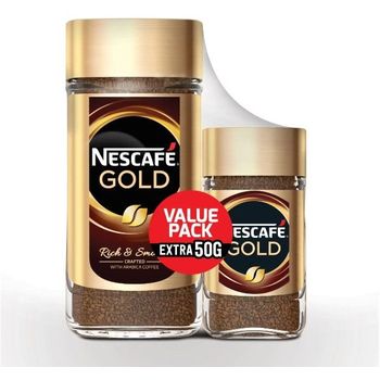 Nescafe Gold Instant Arabica Ground Coffee Rich Smooth