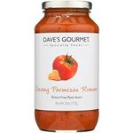 Dave's Gourmet Creamy Parmesan Romano Pasta Sauce 25 Ounce 6 Per Case.