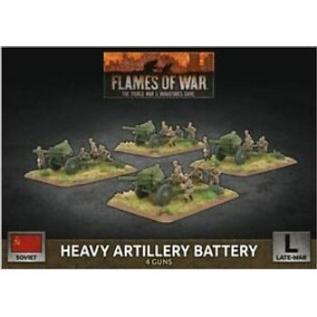 Flames of War Soviet Reserve Heavy Artillery Battalion