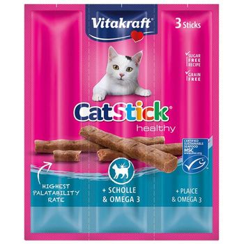 Vitakraft Cat Stick Mini Plaice W Omega 3 3pcs