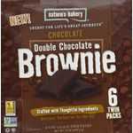 Nature's Bakery Double Chocolate Brownie Twin Packs  340g