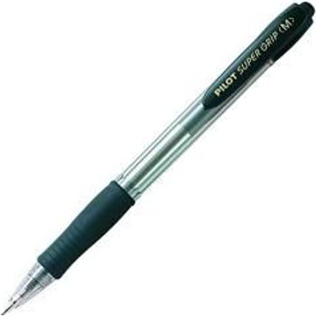 Pilot Super Grip Retractable Ballpoint Pen With 0.7mm Tip 0.3mm Line Width And Black Ink