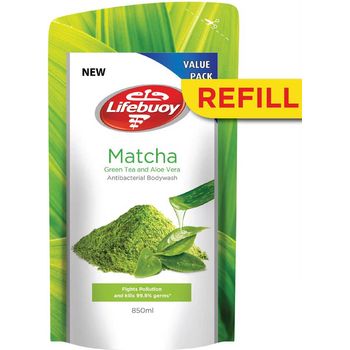 Lifebuoy Matcha Green Tea Aloe Body Wash Refill 850ml
