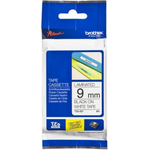 Brother Laminated Label Tape Black On White 9mm TZe-221