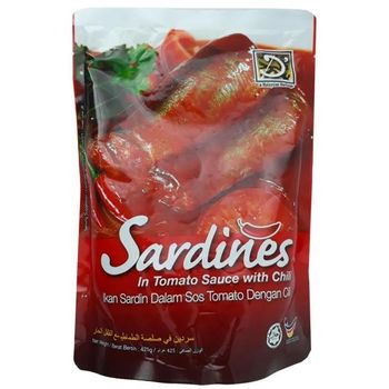 D'Heritage Sardines Tomato Sauce Chili 425g