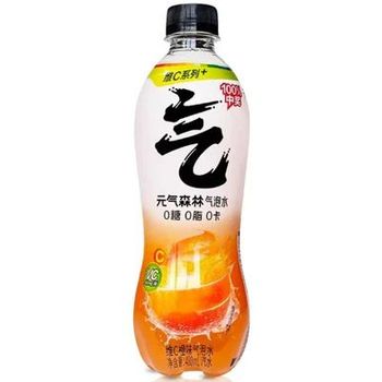 Genki Forest Sparkling Water Orange 480ml
