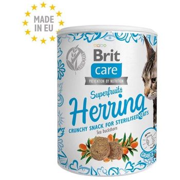 Brit Care Cat Snack Superfruits Herring Cat Treat 100g