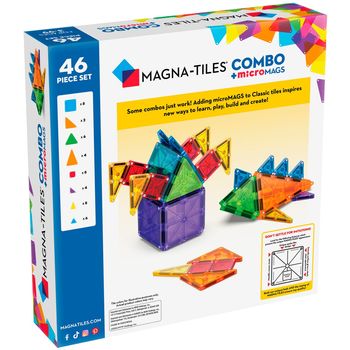 Magna-Tiles Combo Micromags 46 Piece Set