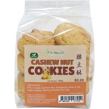 Yes Natural Cashew Nut Cookies 180g