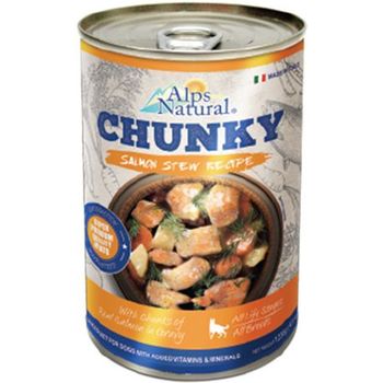 Alps Natural Stewed Meat Canine Salmon 415g