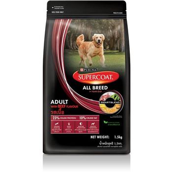 Purina Supercoat Dog Adult All Breed Beef 1.5kg