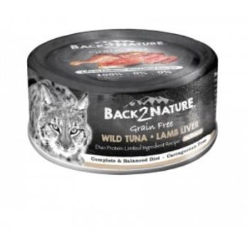 Back 2 Nature Grain Free Wild Tuna + Lamb Liver