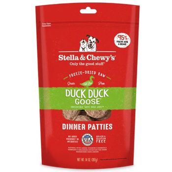 Stella & Chewy's Dog Freeze Dried Dinner Patties Duck Duck Goose 397g