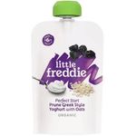 Little Freddie Prune Greek Style Yoghurt with Oats Organic Pouch, 6 mths+ 100g