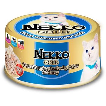Nekko Gold Cat Tuna Seafood Flavor 85g