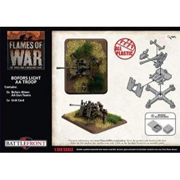 Battlefront Miniatures Flames of War Late War British Bofors Light AA Troop BBX65