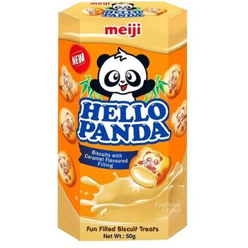 Meiji Hello Panda Caramel Biscuit 50g