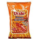 Oishi Prawn Crackers Sweet And Extra Hot Flavor 60g pack Of 3