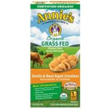 Annies Homegrown Macaroni And Cheese Shell Aged Cheddar 170g