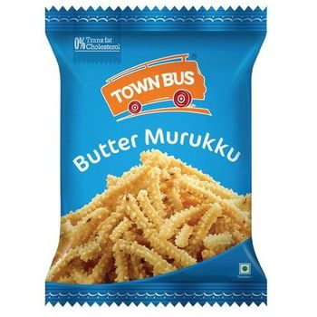 Town Bus Snacks Butter Murukku Flavour 170g