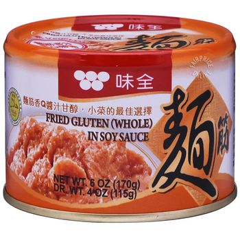 Wei Chuan Fried Gluten in Soy Sauce 170g