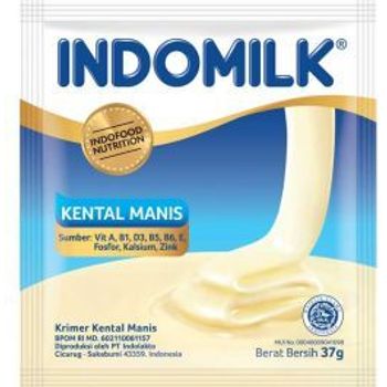 Indomilk Skm Susu Kental Manis Putih 6 x 37g