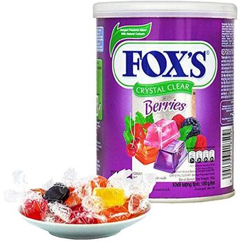 Nestle Fox's Crystal Clear Mix Berries Flavored Candy 180g(bundle of 3)